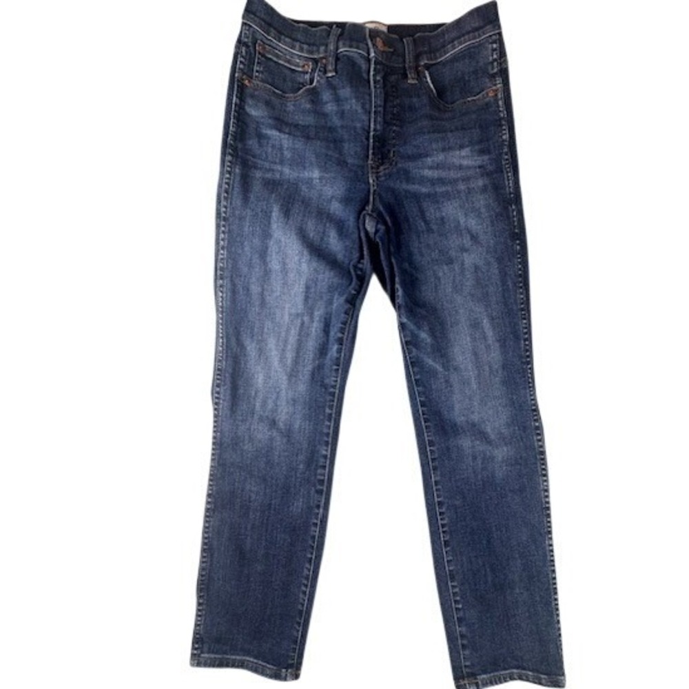 J.Crew Jeans Women 28 Vintage Straight Dark Wash High Rise Denim Pants